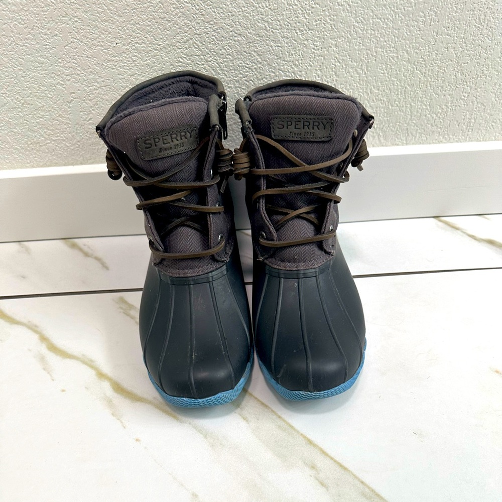 Sperry Saltwater Heavy-Linen Duck Boots (Women's Size 7.5)